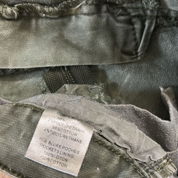 Balmain Olive Green Bikers Pants(Size 32) - Picture 9 of 15